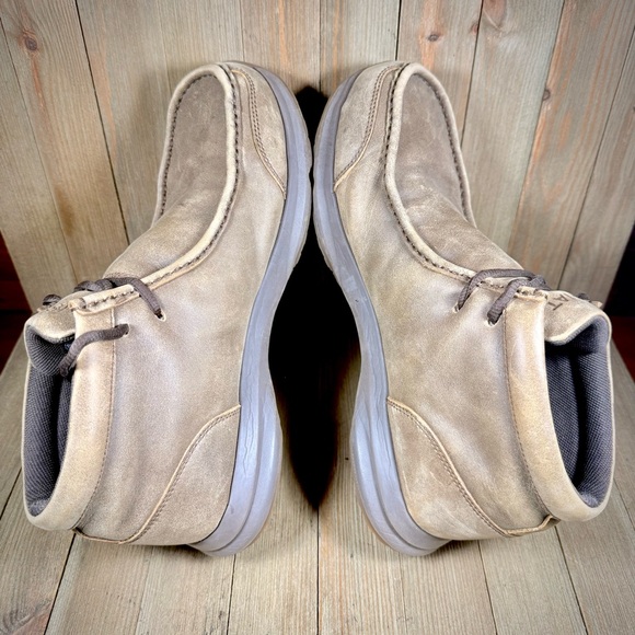 Ariat Spitfire Moc Toe Boots Brown Bomber Size 10 D - Picture 7 of 11